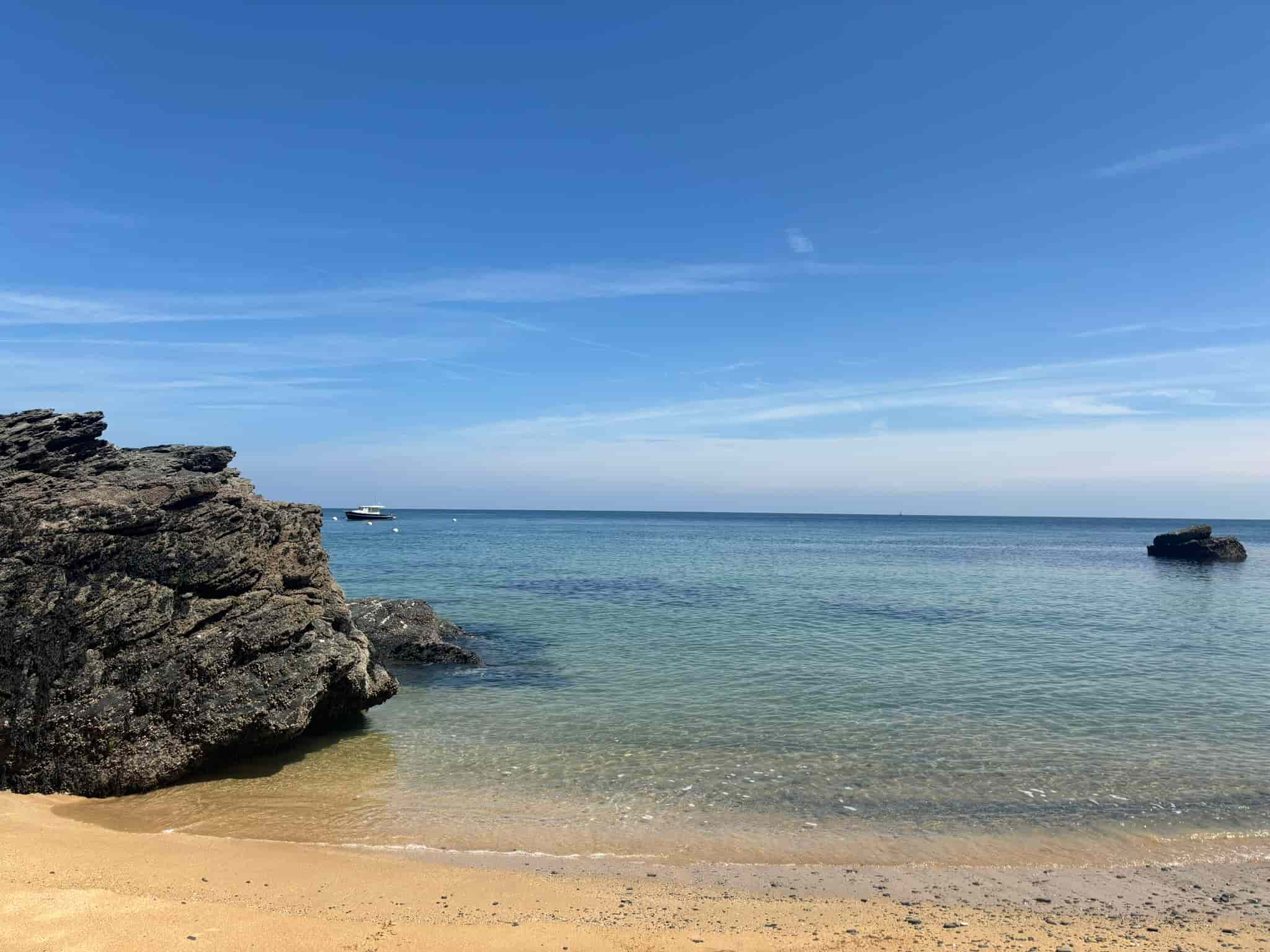 plage port blanc belle île